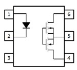 Solid State Relay IL=1Aup 6pin
