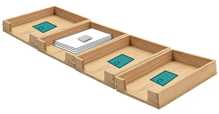 水晶トレイ♡確認用 書類位置把握ソリューション おくだけトレイ OKTray/4P｜株式会社