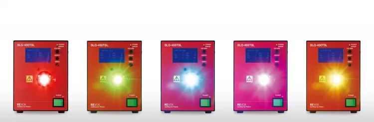3波長LEDファイバー光源 SLG-450TSL｜レボックス株式会社｜照明｜光学