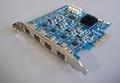IEEE1394b/800Mbps対応、PCI Expressボード(×4)