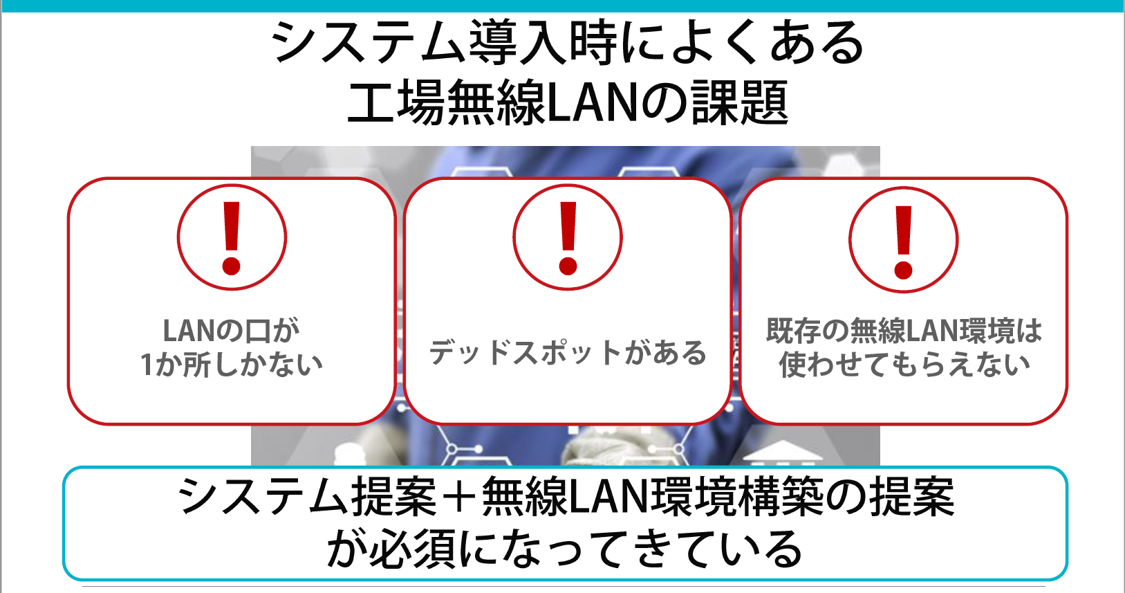 工場無線LANの課題